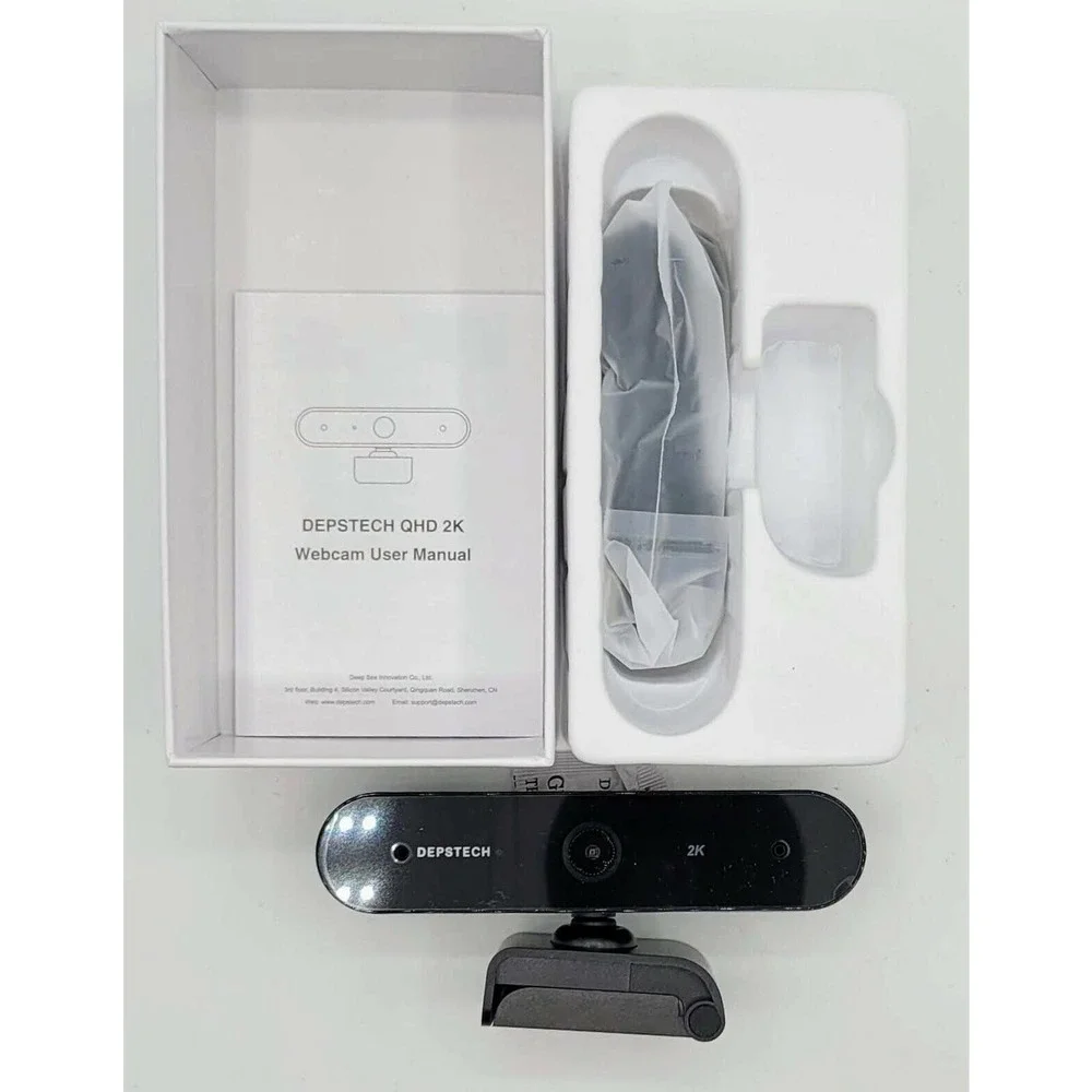 Depstech 2k QHD Camera - Video Conferencing - Gaming - Streaming - Dual Mic